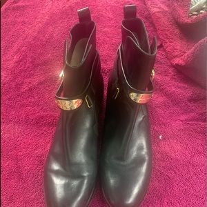 Michael Kors Black Leather Arley Boot Size 9